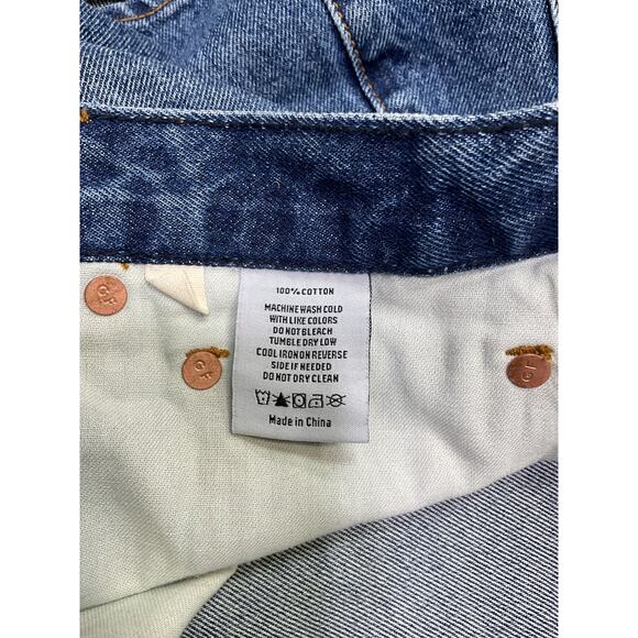 Grlfrnd 'Kyla' Blue Denim High Rise Hot Short Size 30 - Picture 5 of 5